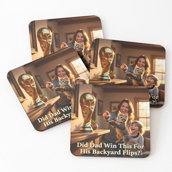 Item preview,  Did dad win this for his backyard flips? designed and sold by Creative-RE.