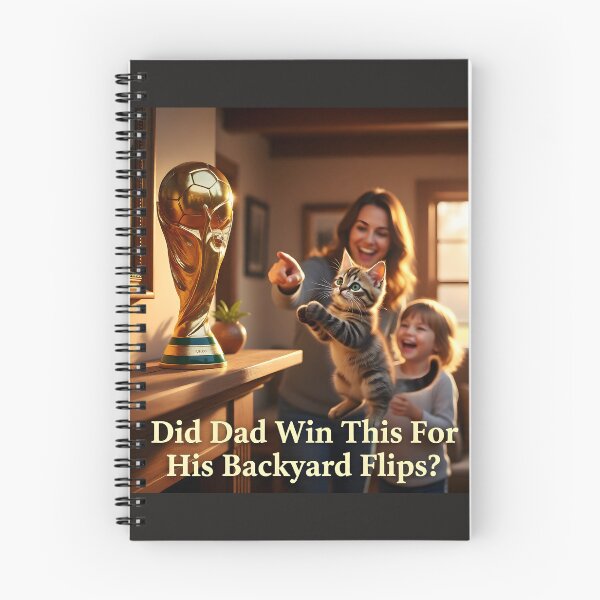 Item preview,  Did dad win this for his backyard flips? designed and sold by Creative-RE.