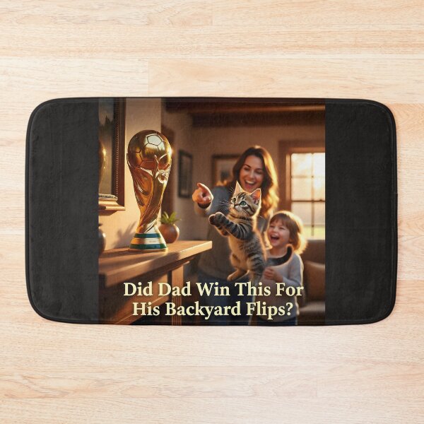 Item preview,  Did dad win this for his backyard flips? designed and sold by Creative-RE.