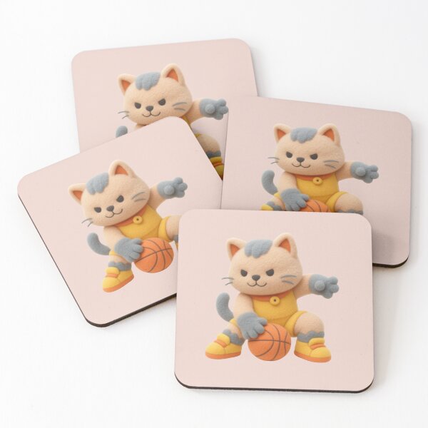 Item preview, Basketball Champion Cat Cute Kawaii Design designed and sold by Siti Hoiriyah.