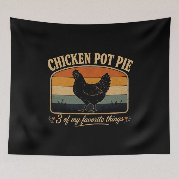 Item preview, Chicken Pot Pie Retro designed and sold by zoes-ink.