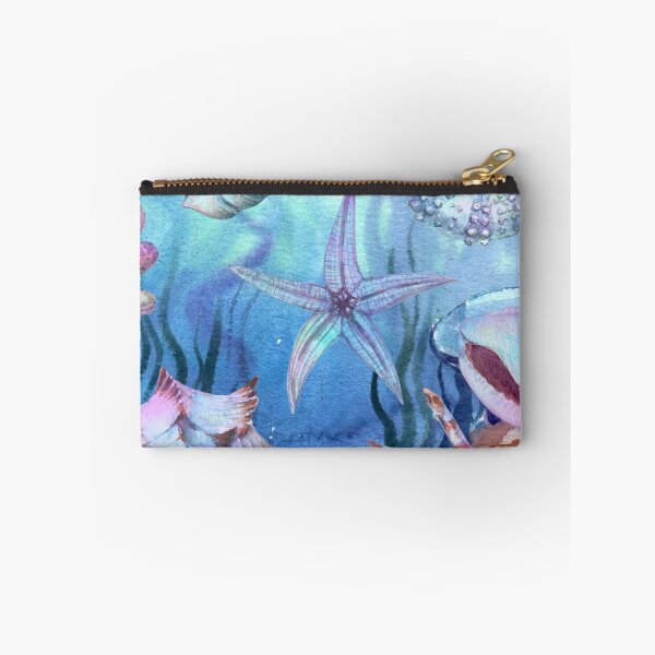Item preview, Watercolor Under the Sea Shells and Starfish Pattern designed and sold by creativerooney.