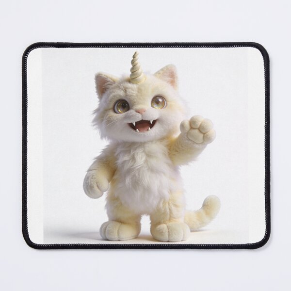 Item preview, Kavvi The Cute Unicorn Cat Alien Plushie designed and sold by Mementoo.