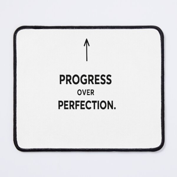 Item preview, Progress Over Perfection Minimalist Motivational Quote designed and sold by Lovestickerco.