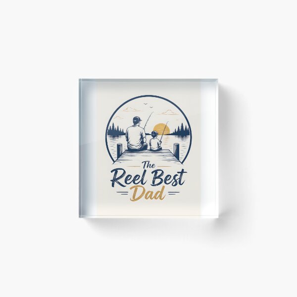 Item preview, The Reel Best Dad Fishing designed and sold by ONEZEROART.