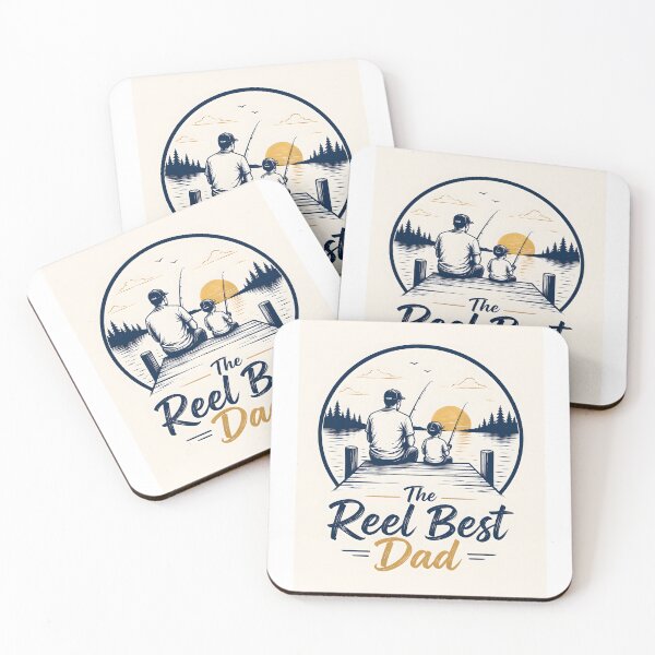 Item preview, The Reel Best Dad Fishing designed and sold by ONEZEROART.