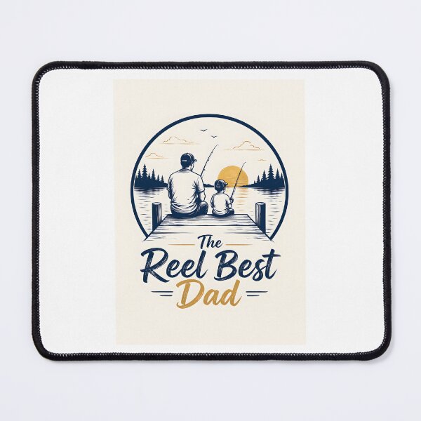 Item preview, The Reel Best Dad Fishing designed and sold by ONEZEROART.