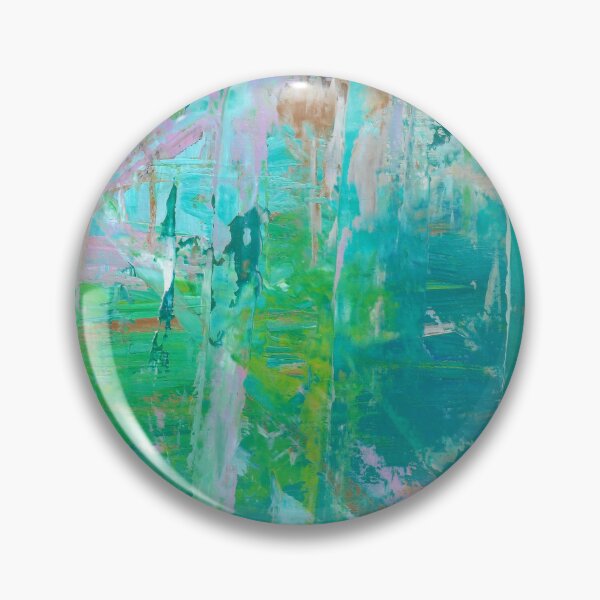 Item preview, Mint and Pink Abstract with Heavy Texture  designed and sold by ShonaCallumArt.
