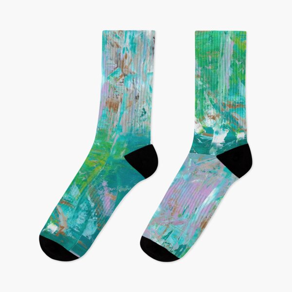 Item preview, Mint and Pink Abstract with Heavy Texture  designed and sold by ShonaCallumArt.