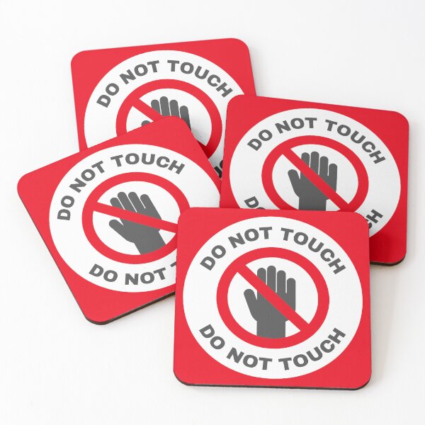 Item preview, No Touching designed and sold by MayaCordalia.