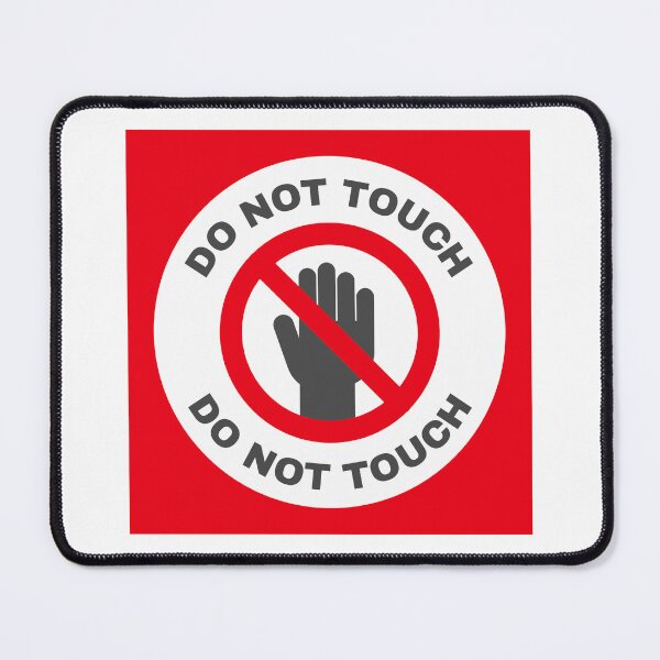 Item preview, No Touching designed and sold by MayaCordalia.
