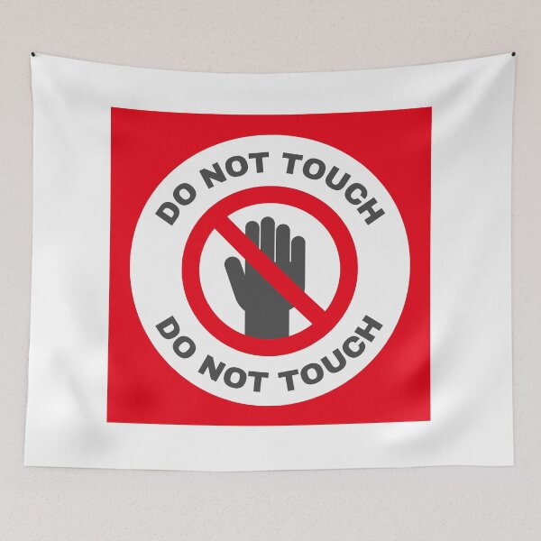 Item preview, No Touching designed and sold by MayaCordalia.