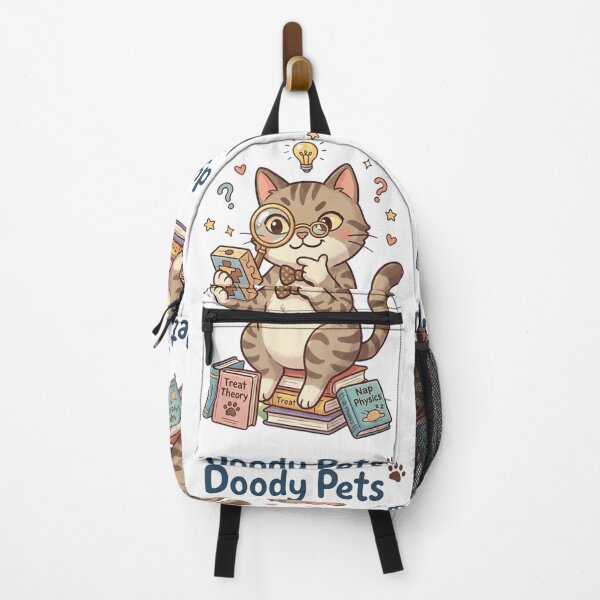 Item preview, Smart Cat Detective - Funny Thinking Kitten - no Background designed and sold by DoodyPets.