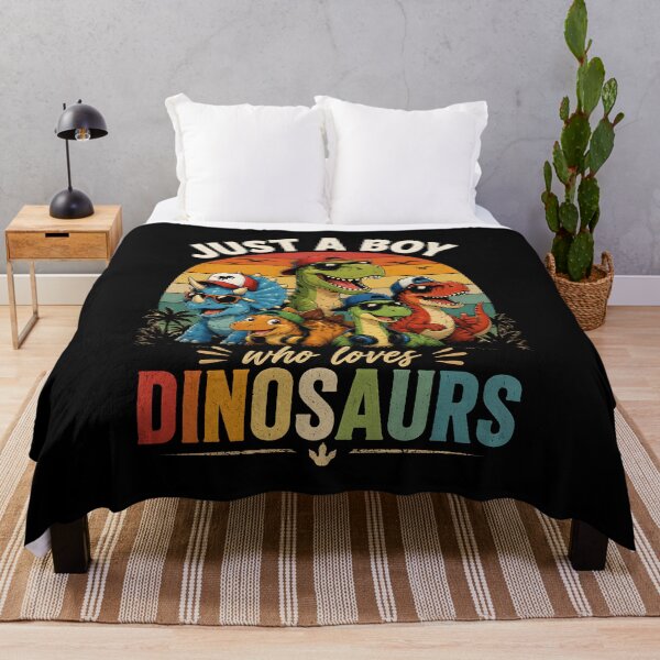 Item preview, Just A Boy Who Loves Dinosaurs designed and sold by zoes-ink.