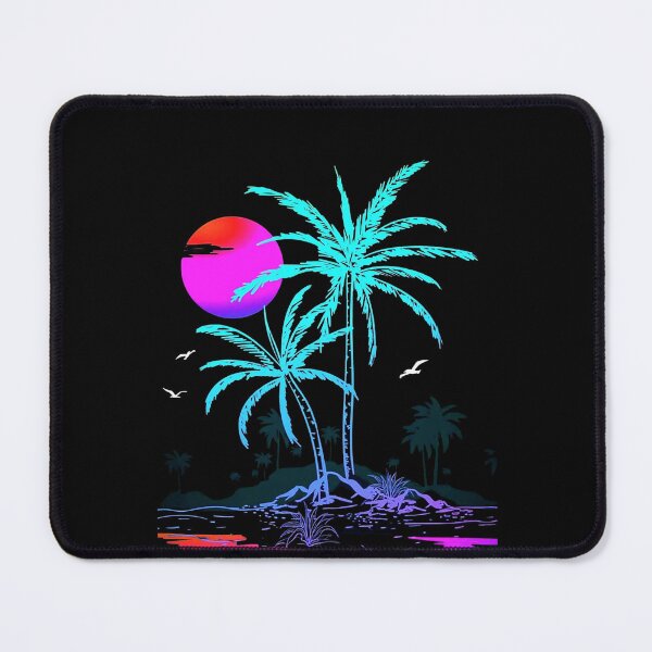 Item preview, Neon Aesthetic Summer Beach Palim Trees designed and sold by Luxury design shop.