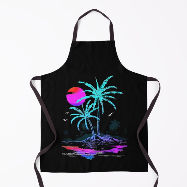 Item preview, Neon Aesthetic Summer Beach Palim Trees designed and sold by CREATIVO STUDIO.