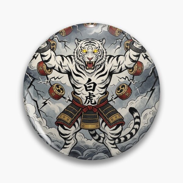 Item preview,  White Tiger · Raijin-Form Warrior Stance designed and sold by Terraprompt.