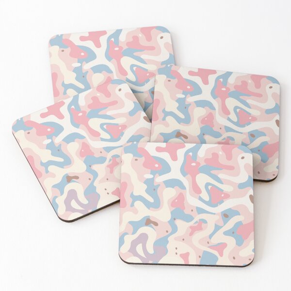 Item preview, Pastel Pink Camouflage Pattern Seamless Camo Aesthetic Cute Graphic designed and sold by WormJ.