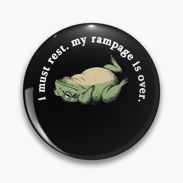 Item preview, Rampage Frog: Restless Zen designed and sold by wesdesignshop.