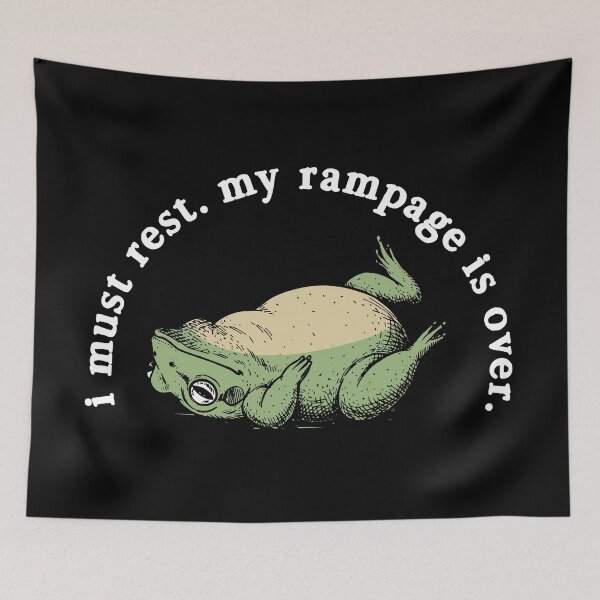 Item preview, Rampage Frog: Restless Zen designed and sold by wesdesignshop.