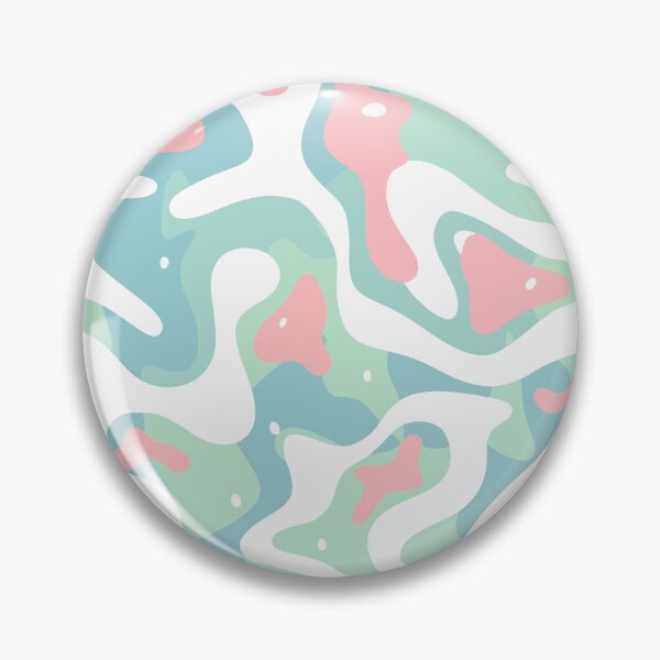Item preview, Pastel Mint and Pink Camouflage Pattern Seamless Cute Camo Graphic designed and sold by WormJ.