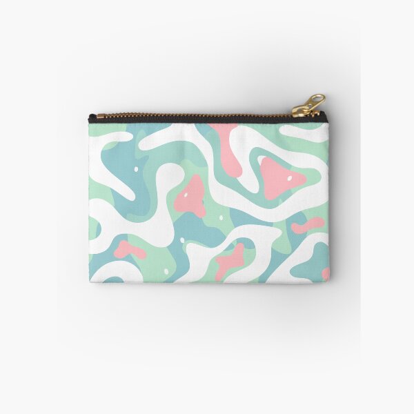 Item preview, Pastel Mint and Pink Camouflage Pattern Seamless Cute Camo Graphic designed and sold by WormJ.