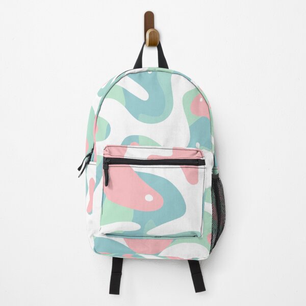 Item preview, Pastel Mint and Pink Camouflage Pattern Seamless Cute Camo Graphic designed and sold by WormJ.