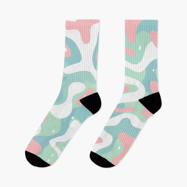 Item preview, Pastel Mint and Pink Camouflage Pattern Seamless Cute Camo Graphic designed and sold by WormJ.