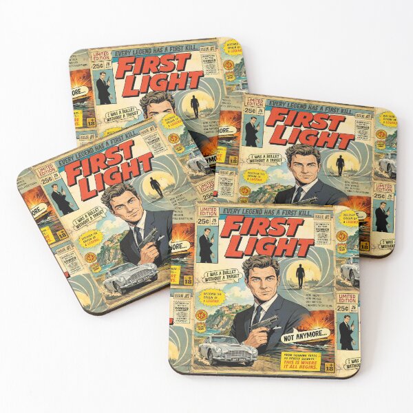Item preview, First Light Vintage Retro Comic Cover Art designed and sold by Back2Collage.
