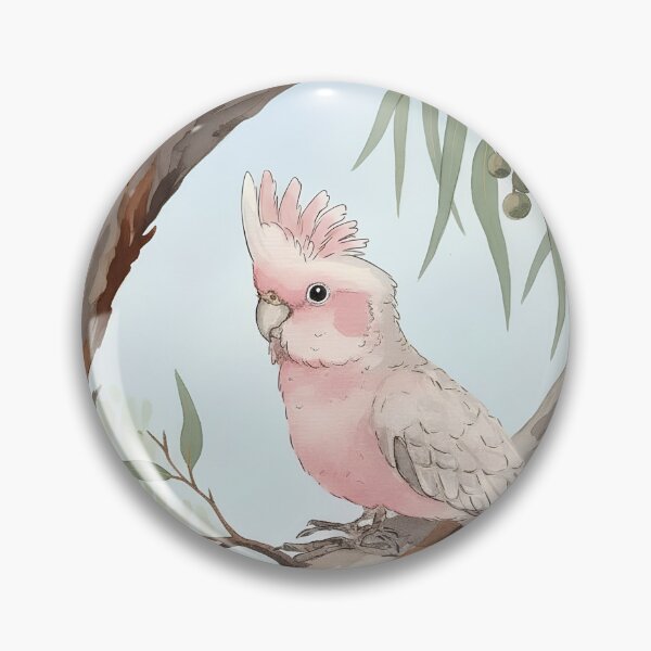 Item preview, Australian Galah Watercolour Painting designed and sold by ArtwithKellie.