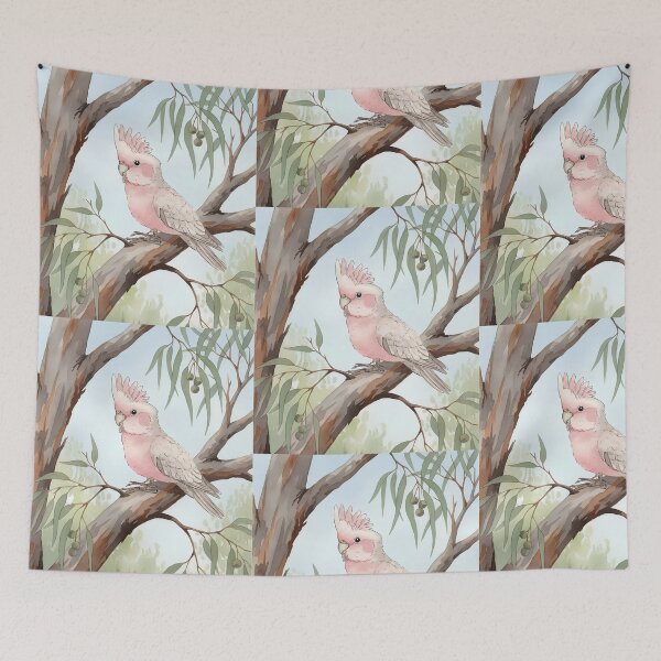 Item preview, Australian Galah Watercolour Painting designed and sold by ArtwithKellie.