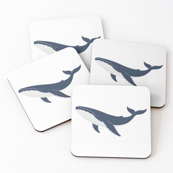 Item preview, Minimalist Blue Whale Ocean Illustration designed and sold by PKMODLINESTUDIO.