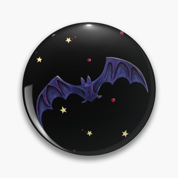 Item preview, Cute flying bats pattern with stars and moon designed and sold by NadiaChevrel.