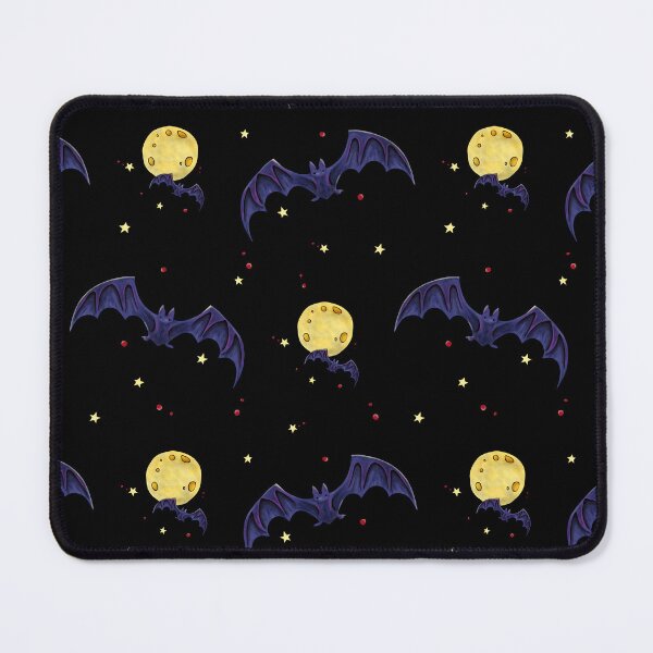 Item preview, Cute flying bats pattern with stars and moon designed and sold by NadiaChevrel.