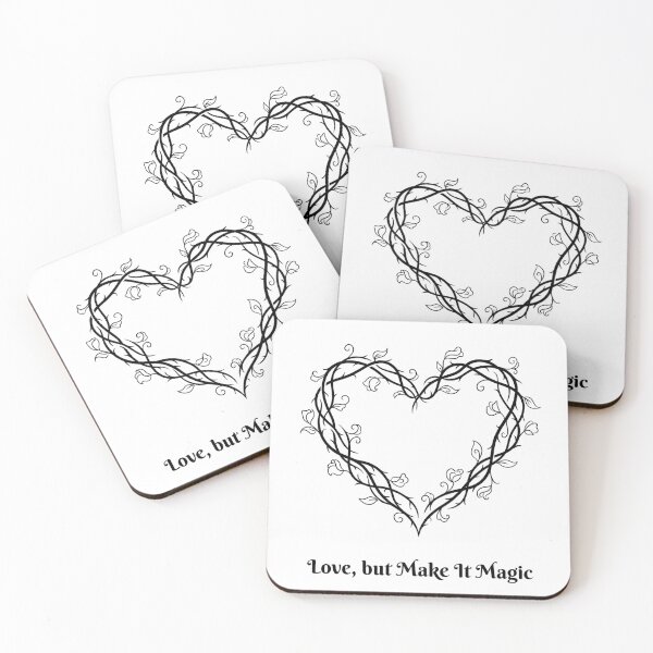 Item preview, Love But Make It Magic Dark Academia Thorny Vine Heart designed and sold by Ortsas.