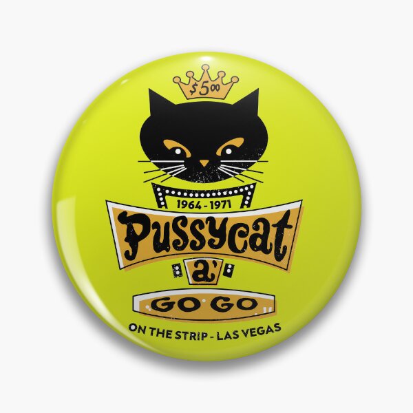 Item preview, Pussycat A Go Go Sign - Camiseta vintage de Las Vegas designed and sold by PastelWingg.