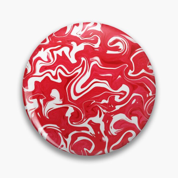 Item preview, Red and white mixed liquid, abstract swirl pattern designed and sold by NadiaChevrel.