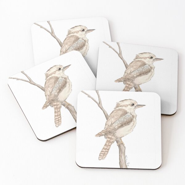 Item preview, Australian Kookaburra Watercolour Painting designed and sold by ArtwithKellie.