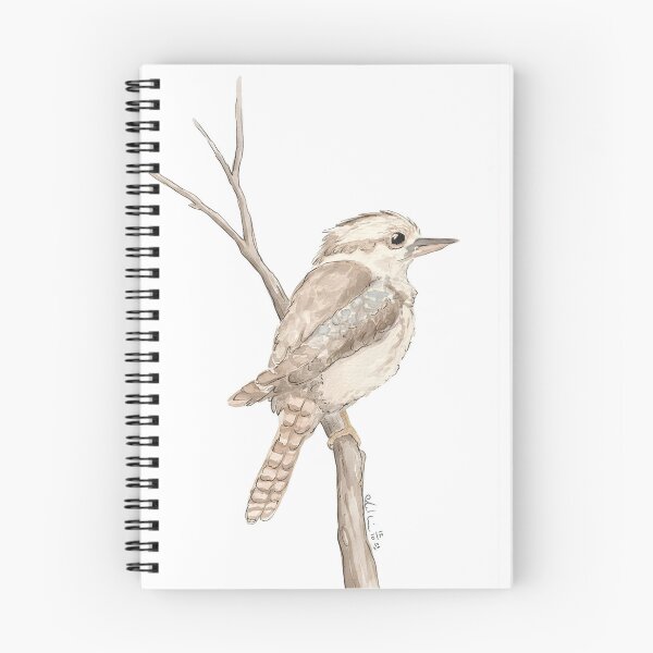 Item preview, Australian Kookaburra Watercolour Painting designed and sold by ArtwithKellie.