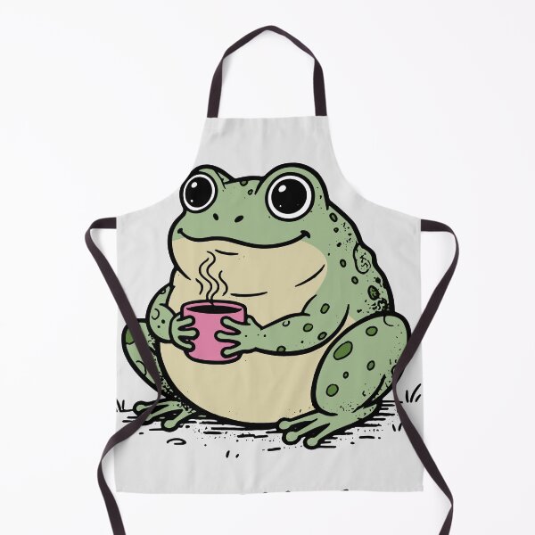 Item preview, Cozy Frog Morning Coffee designed and sold by wesdesignshop.