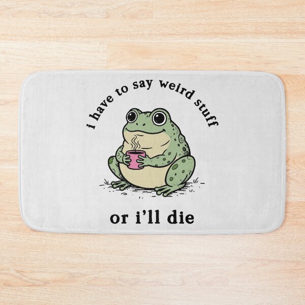 Item preview, Cozy Frog Morning Coffee designed and sold by wesdesignshop.