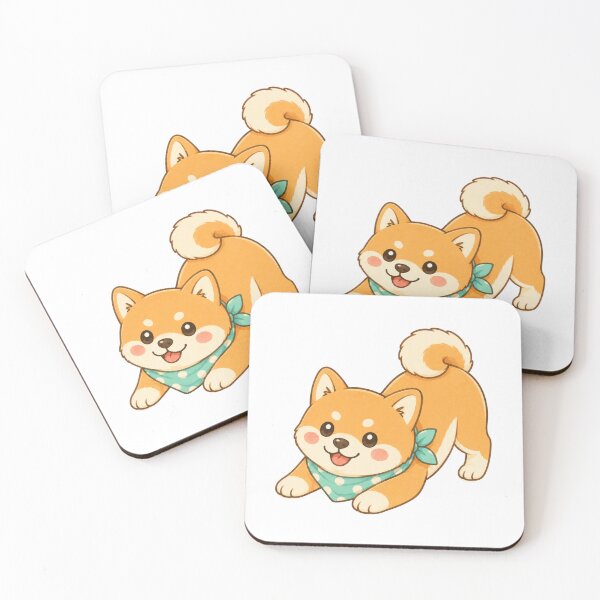 Item preview, Cute Playful Shiba Inu Puppy designed and sold by NeoSakura.