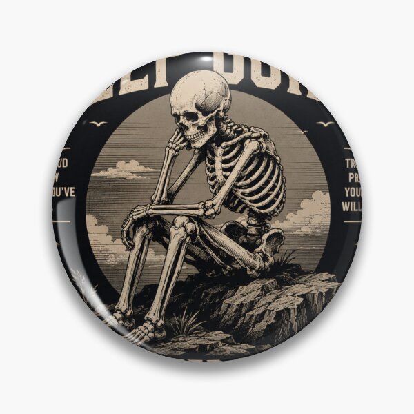 Item preview, Keep Going – Better Days Are Coming Skeleton Vintage Design designed and sold by NeoStyle7.