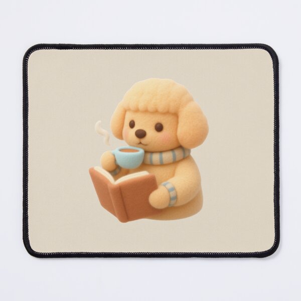 Item preview, Cozy Reading Dog Book Lover Kawaii designed and sold by Siti Hoiriyah.