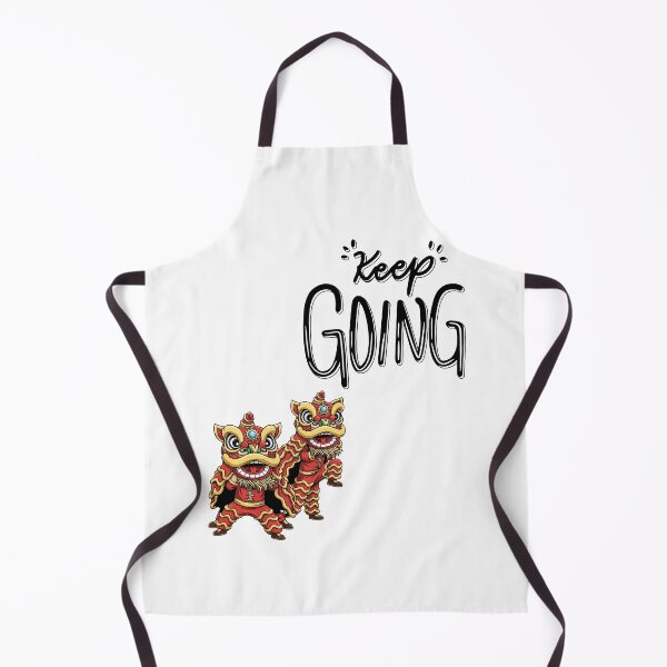 Item preview, Positive vibe good quote keep going Keep Going Chinese Lion Dance Motivational Quote | Lunar New Year Inspirational Typography Design designed and sold by JessLamunn89.