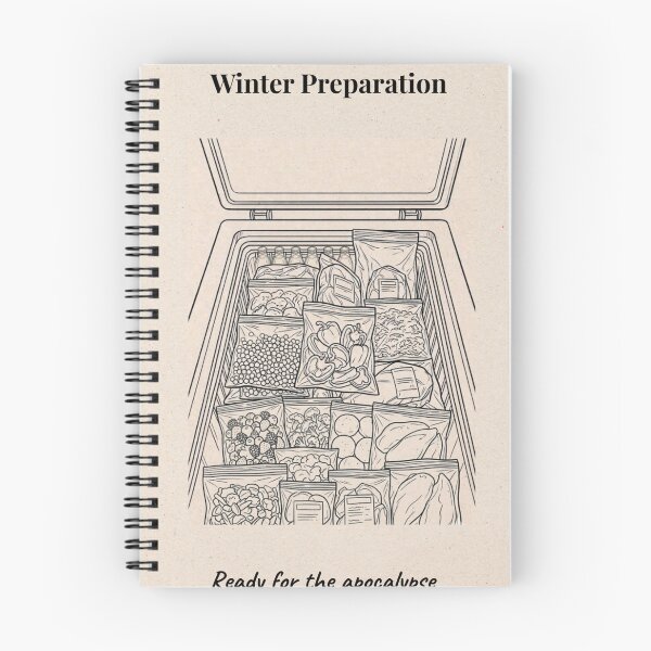 Item preview, Winter Preparation |  Ready for the  Apocalypse designed and sold by Mastalina99.