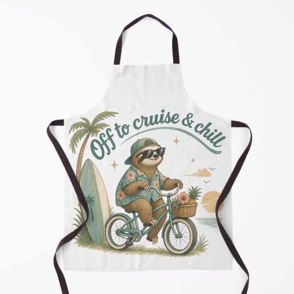 Item preview, Sunset Sloth Cruising the Tropics designed and sold by Mindful56.