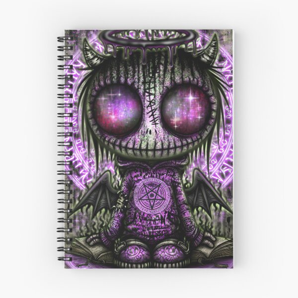 Item preview, Cursed Cute Demon Reading Dark Spell Books designed and sold by DonaldWaltersxx.