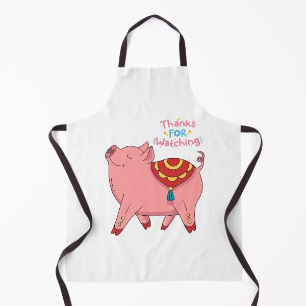 Item preview, Piggy with Positive quote Thanks for watching Cute Lucky Pig “Thanks For Watching” Cartoon Design | Kawaii Pink Pig Illustration designed and sold by JessLamunn89.
