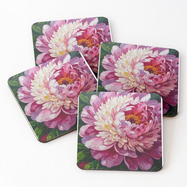Item preview, Giant Expressive Peony Flower Fine Art designed and sold by VelloomStore.